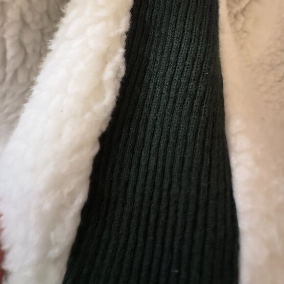 RARE COLOUR! VINTAGE (1980s) WORK HORSE Sherpa-Lined Canvas Vest – Size 2X - Picture 5 of 9